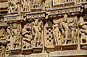 Khajuraho - Jain complex, the beautiful carvings of the Parsvanatha temple